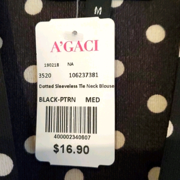 White Polka Dot Top - Picture 2 of 3